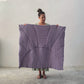 WENDE-KRABBELDECKE • QUILTED SUN • FLIEDER/OCKER